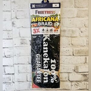 Shake-N-Go Freetress Africa Braid 3X 84" 100% Kanekalon 1B